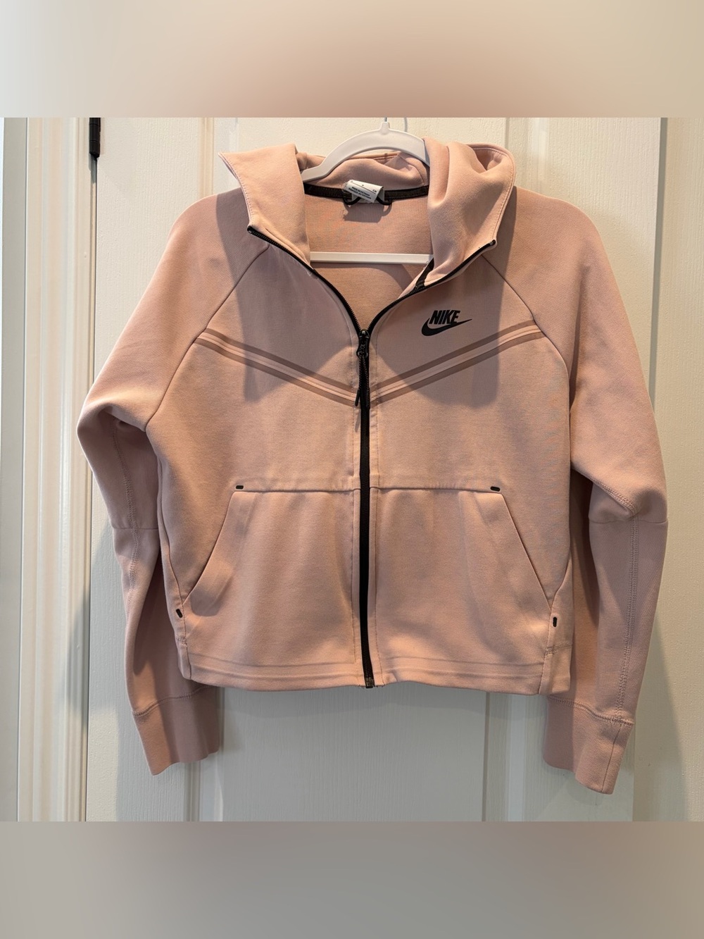 Girls Nike Tech Dusty Pink Hoodie